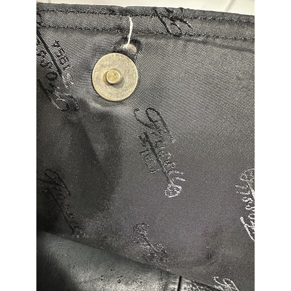 Fossil Purse Women’s Black Leather Pebble Cross-body Shoulder Bag Key Y2K VTG - Picture 6 of 16